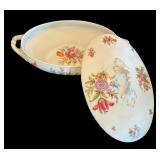 P - Vintage Schwartzburg Platter with Two Covered Casserole Dishes
