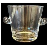 DR - Tiffany & Co. Glass Ice Bucket with Scroll Handles