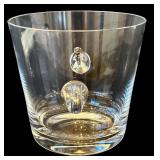 DR - Tiffany & Co. Glass Ice Bucket with Scroll Handles