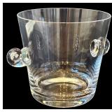 DR - Tiffany & Co. Glass Ice Bucket with Scroll Handles