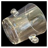 DR - Tiffany & Co. Glass Ice Bucket with Scroll Handles