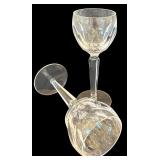 DR - Pair of Waterford Crystal "Kathleen" Hock Wine Glasses