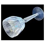 DR - Pair of Waterford Crystal "Kathleen" Hock Wine Glasses