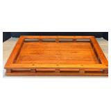 DR - Dansk Thailand Wooden Tray with Decanters and Glass Set