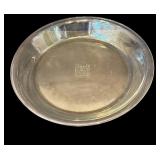 DR - Set of 2 Vintage Pyrex Glass Baking Dishes with Ornate Silver-Tone Holders