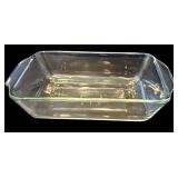 DR - Set of 2 Vintage Pyrex Glass Baking Dishes with Ornate Silver-Tone Holders