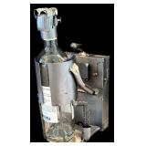 DR - Set of 2 Metal Wine Holders Including Piano Man Figurine and 2-Bottle Caddy