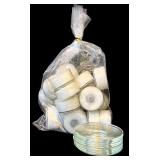 DR - Collection of Vintage Glass Votive Candle Holders and Candles, Assorted Designs