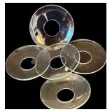 DR - Collection of Vintage Glass Votive Candle Holders and Candles, Assorted Designs