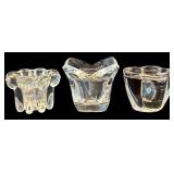 DR - Collection of Vintage Glass Votive Candle Holders and Candles, Assorted Designs