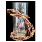 LR - Collection of 5 Glass Vases Assorted Shapes Up to 13.5 Inches Tall