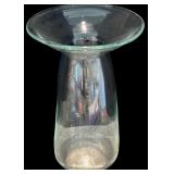 LR - Collection of 5 Glass Vases Assorted Shapes Up to 13.5 Inches Tall