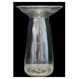 LR - Collection of 5 Glass Vases Assorted Shapes Up to 13.5 Inches Tall