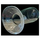 LR - Collection of 5 Glass Vases Assorted Shapes Up to 13.5 Inches Tall