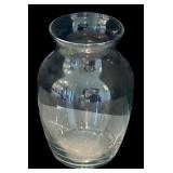 LR - Collection of 5 Glass Vases Assorted Shapes Up to 13.5 Inches Tall