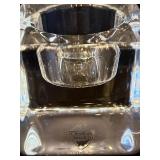DR - Orrefors Sweden Brandy Glass Pair and Glass Votive Candle Holder