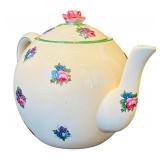 DR - Homestead Ware Teapot, Sugar, and Creamer Set by A.J. Fondeville & Co., England