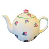 DR - Homestead Ware Teapot, Sugar, and Creamer Set by A.J. Fondeville & Co., England