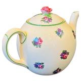 DR - Homestead Ware Teapot, Sugar, and Creamer Set by A.J. Fondeville & Co., England