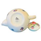 DR - Homestead Ware Teapot, Sugar, and Creamer Set by A.J. Fondeville & Co., England