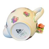 DR - Homestead Ware Teapot, Sugar, and Creamer Set by A.J. Fondeville & Co., England