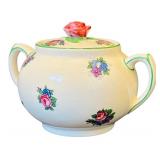 DR - Homestead Ware Teapot, Sugar, and Creamer Set by A.J. Fondeville & Co., England