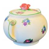 DR - Homestead Ware Teapot, Sugar, and Creamer Set by A.J. Fondeville & Co., England