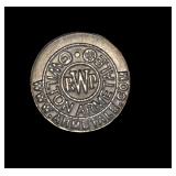 DR - Set of 3 Vintage Silver Tone Platters with Ornate Designs and Dipping Dish