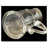 DR - Set of 3 Clear Glass Decanters and Simon Pearce Vase, Includes Large 15.25 Inch Decanter