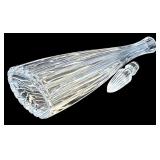 DR - Set of 3 Clear Glass Decanters and Simon Pearce Vase, Includes Large 15.25 Inch Decanter