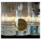 DR - Set of 3 Clear Glass Decanters and Simon Pearce Vase, Includes Large 15.25 Inch Decanter