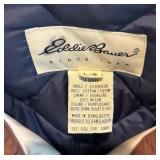 C - Eddie Bauer Large Cotton and Goose Down Coat