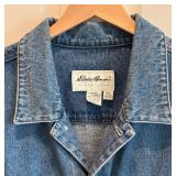 C - Eddie Bauer Denim Jean Jacket Size XXL