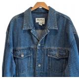 C - Eddie Bauer Denim Jean Jacket Size XXL
