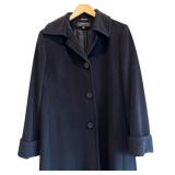 C - Jones New York Petite Black Coat Size 14P