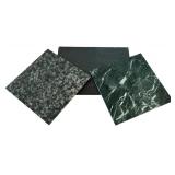 LR - Set of 3 Stone Boards: Slate Cheeseboard and Granite Cutting Boards