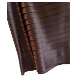 C - JS Collections Brown Pleated Skirt Size 16