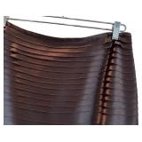 C - JS Collections Brown Pleated Skirt Size 16