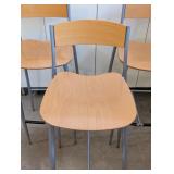 G - Set of 3 Modern Wood and Metal Bar Stools from Design Within Reach