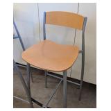 G - Set of 3 Modern Wood and Metal Bar Stools from Design Within Reach