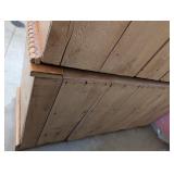 G -Beautiful Vintage Irish Pine Cabinet with Shelves and Drawers