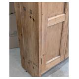 G - Vintage Irish Pine Jelly Cabinet / Tall Irish Pine Cabinet