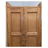 G - Vintage Irish Pine Jelly Cabinet / Tall Irish Pine Cabinet
