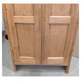 G - Vintage Irish Pine Jelly Cabinet / Tall Irish Pine Cabinet