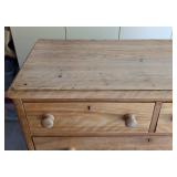 G - Antique Irish Pine Chest of Drawers