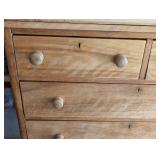 G - Antique Irish Pine Chest of Drawers