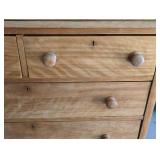 G - Antique Irish Pine Chest of Drawers