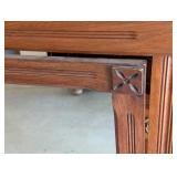 G - Antique Eastlake Dresser with Ornate Mirror and Carved Details