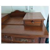 G - Antique Eastlake Dresser with Ornate Mirror and Carved Details