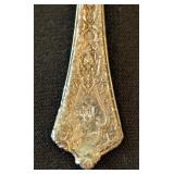 UL - Set of 3 Antique WMF Silver Plated Pastry Forks, Ornate Monogrammed Handles, 5 Inch